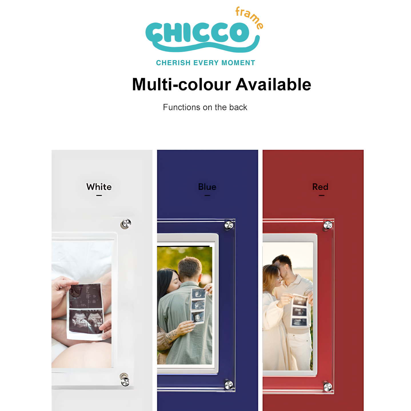 ChiccoFrame™ Custom Baby Ultrasound Digital Photo Frame